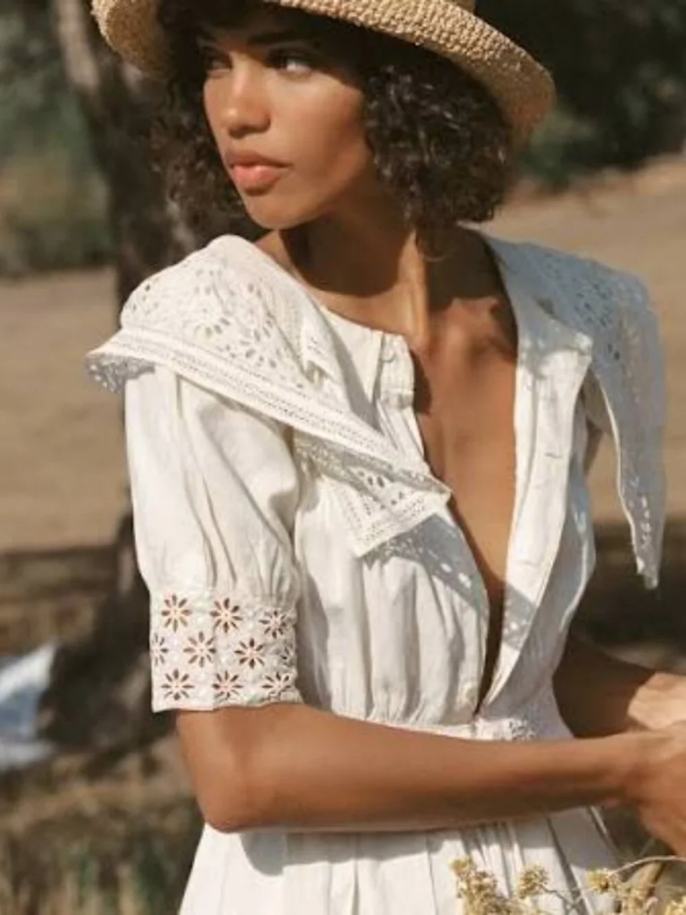 Lack of Color Raffia Cruiser – Handwoven Raffia Straw Dome Boater Hat